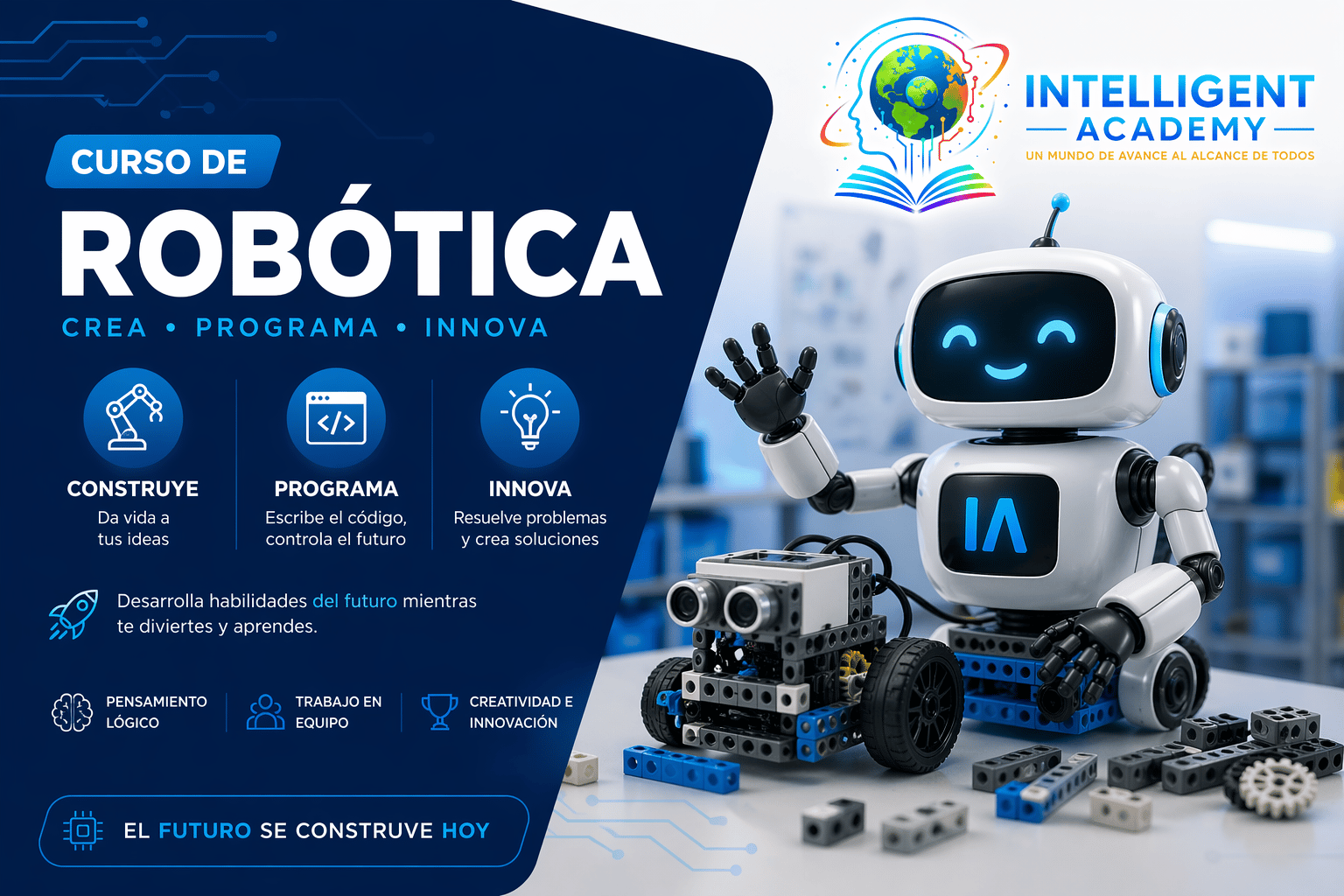 Portada del curso Robótica Educativa