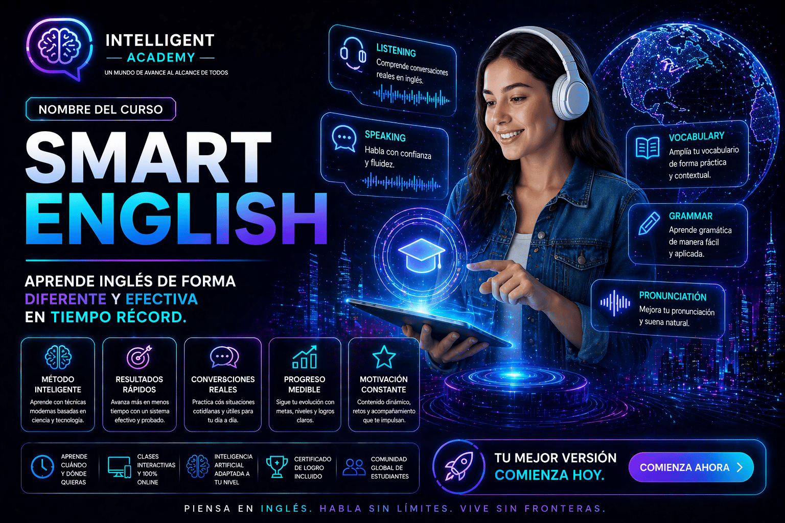 Portada del curso Smart English